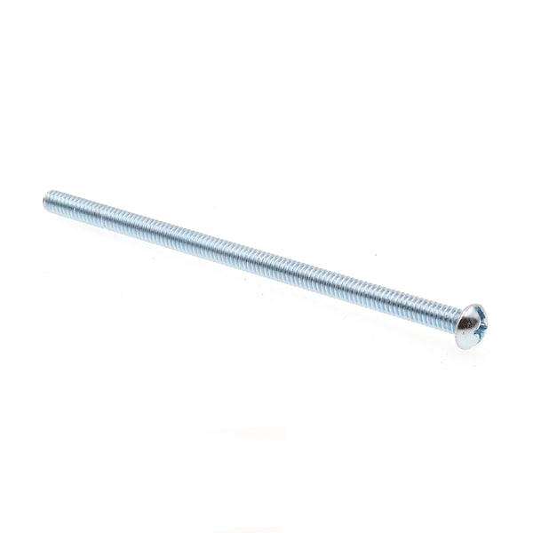 Prime-Line Machine Screw, Round, Phil/Sltd Comb Drive 1/4in-20 X 5in Zinc Plated Steel 20PK 9005792 - main